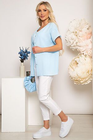 Блуза LADY TAIGA (Голубая) Б3854 #784657