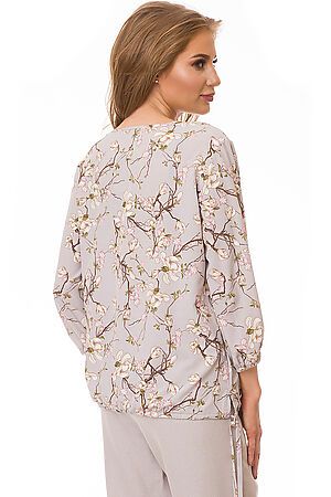 Блуза FIFTYPATES (Серый/цветы) 4-121 #78481