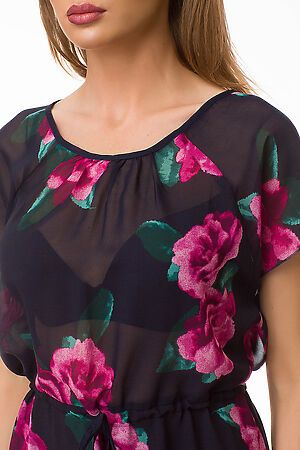 Платье FIFTYPATES (Розы/темно-синий) 100-7792-8 #78578