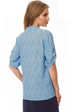 Блуза FIFTYPATES (Голубой/абстракция) 4-105 #78625