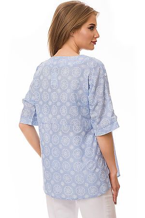 Блуза FIFTYPATES (Голубой/фигуры) 4-093 #78639