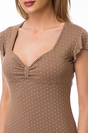 Блузка REMIX (Светло-коричневый) 6531 #78641