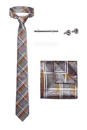 Набор: галстук, платок, запонки, зажим "Династия" SIGNATURE 299927 #787192
