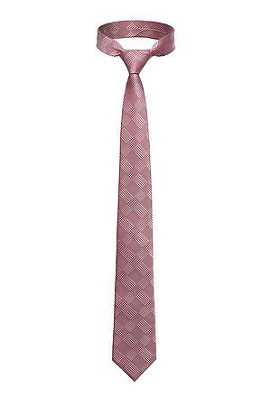 Набор: галстук, платок, запонки, зажим "Уверенность" SIGNATURE (Темно-красный, белый,) 299858 #787193
