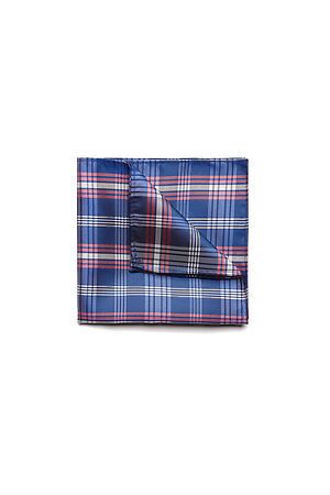 Набор: галстук, платок, запонки, зажим "Уверенность" SIGNATURE (Синий, розовый, белый,) 299870 #787194