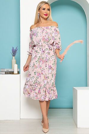Платье LADY TAIGA (Розовое) П3955 #790305