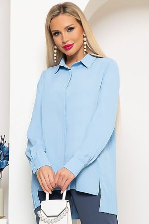 Блуза LADY TAIGA (Голубая) Б3986 #790311