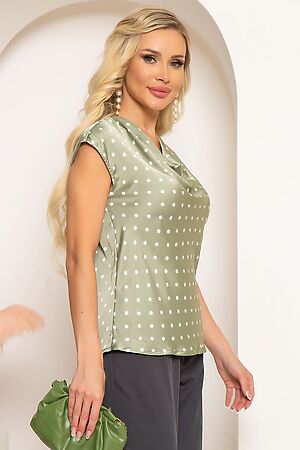 Блуза LADY TAIGA (Оливковый&nbsp) Б3995 #791733