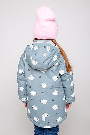 Куртка CROCKID (Свинцовый, маленькие кролики) #791842