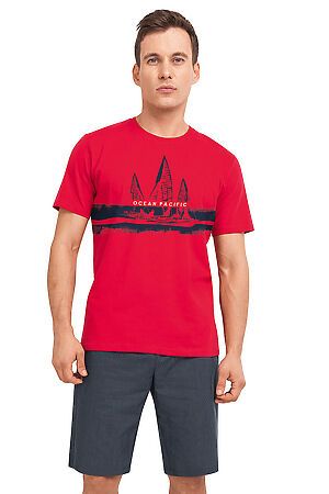 Костюм (футболка+шорты) CLEVER (Красный/т.синий) MHP521012/1 #794498