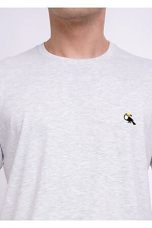 Костюм (футболка+шорты) CLEVER (Меланж св.серый/зелёный) MHP521213/1 #794499
