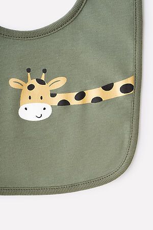Слюнявчик  CROCKID SALE (Зеленый(веселые жирафы)) #796756
