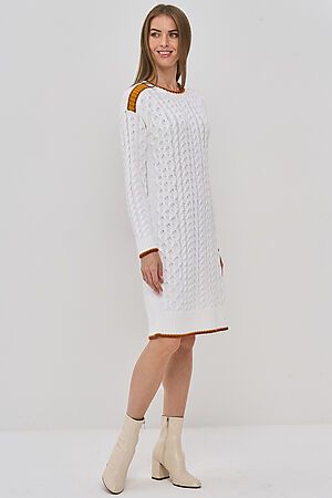 Платье VAY (Белый/Кленовый сироп/Медовый) #797559