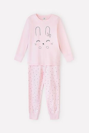 Пижама CROCKID SALE (Бежево-розовый, штрихи) #798675