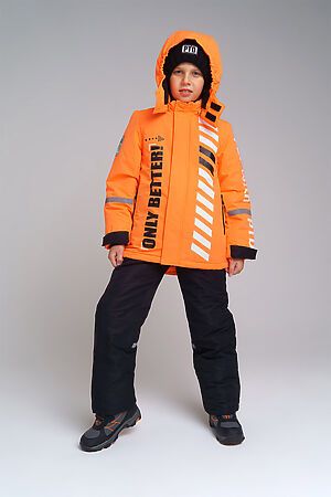 Комплект (Куртка+Брюки) PLAYTODAY (Оранжевый,Черный) 32211407 #800133