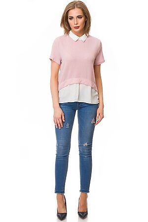 Блузка MODALIME (Розовый) 8001-1 #80053