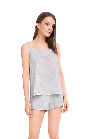 Пижама CLEVER (Св.серый/розовый) LSET12-974у #803616