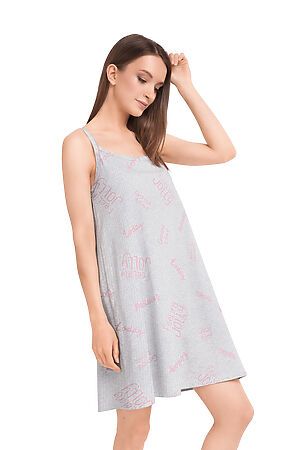 Ночная сорочка CLEVER (Св.серый/розовый) LS12-974у #803619