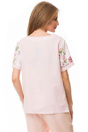 Блузка FIFTYPATES (Пудровый/цветы) 4-128 #80509