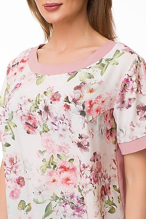 Блузка FIFTYPATES (Розовый/цветы) 4-128 #80530