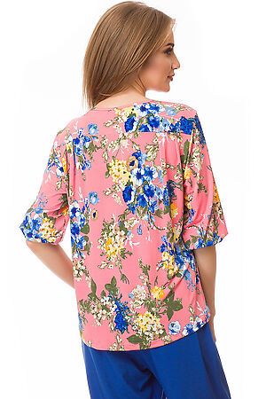 Блузка FIFTYPATES (Розовый/цветы) 4-134 #80547