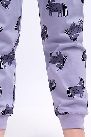 Пижама (джемпер+брюки) CLEVER (Фиолетовый/чёрный) 903611кд_п #805508