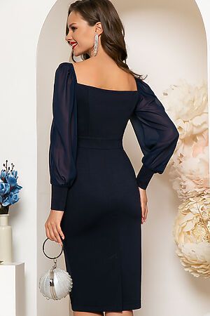 Платье LADY TAIGA (Тёмно-синий) П4375 #805975