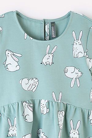 Платье CROCKID (Голубой прибой,кролики) #807068