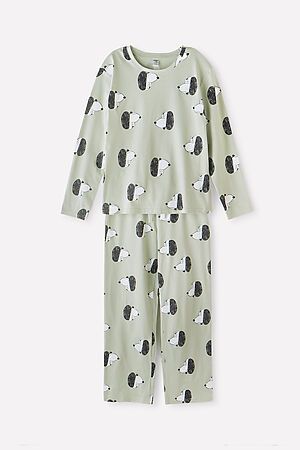 Пижама CROCKID SALE (Темно-оливковый,собачки) #807092