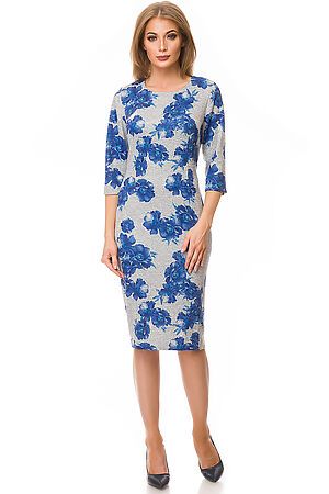 Платье FIFTYPATES (Синий/цветы) 2-136-8 #80711