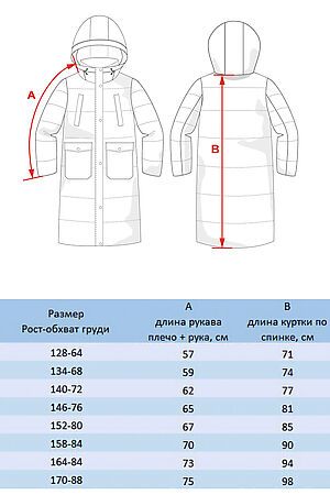 Пальто BATIK (Золотистый/черный) 135-23з-2 #807350