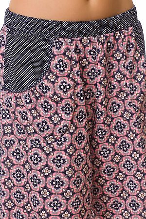 Юбка-шорты Старые бренды (Розовый орнамент) Ю-004 #80773