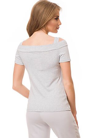 Блуза VAY (Светло-серый меланж) 181-3427-002-1 #80903