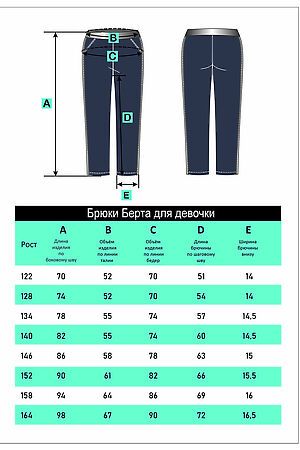 БЕРТА брюки АВРОРА (Черный) 612-Д #813027