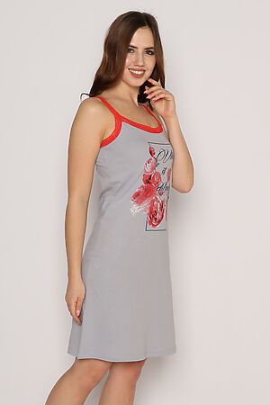 Сорочка MARGO (Серый) Сорочка "Цветы" #813703