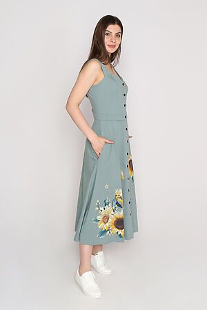 Платье "Подсолнух" MARGO (Хаки) #814074