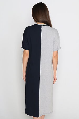 Платье MARGO (Серый меланж/Темно-синий) Платье "Go" #814154