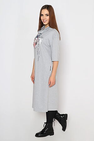Платье MARGO (Серый меланж) Платье "Бант" #814199