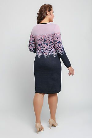 Платье СТИЛЬ (Джинсово-лиловый) #815939