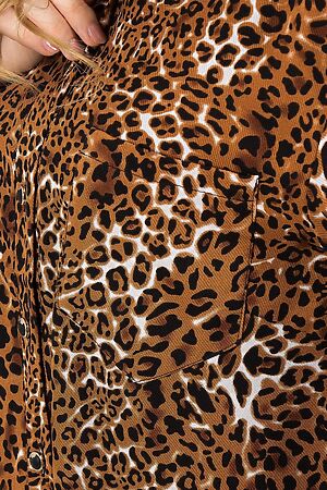 Рубашка  BRASLAVA (Коричневый леопард) 4255-2 #816330