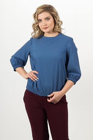 Блуза BRASLAVA (Тёмно-голубой с блеском) 4246 #816419