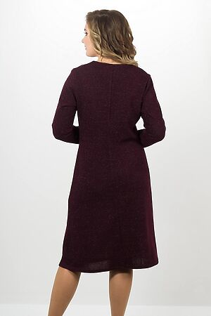 Платье BRASLAVA (Бордовый люрекс) 5807 #816453
