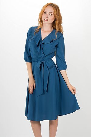 Платье BRASLAVA (Тёмно-голубой) 4844 #816489