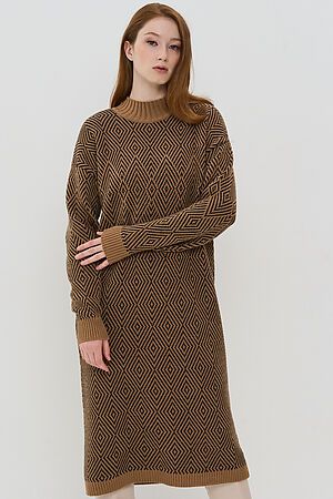 Платье VAY (Карамельный кофе/антрацит) #821262
