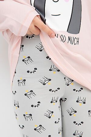 Пижама MARK FORMELLE (Розовый +панды на сером) 22/20588ПП-5 #824119