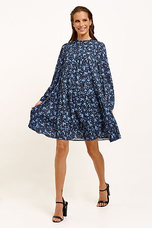 Платье PANDA (Черно-синий) 129183W #824449
