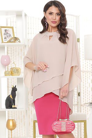 Блуза DSTREND (Розовато-серый) Б-1376 #824537