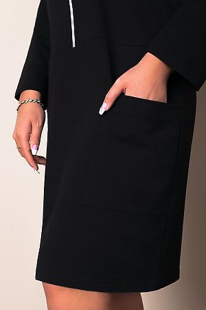 Платье БРОСКО (Черный) bros0877 #824737