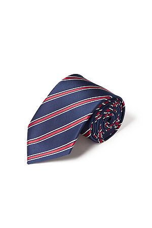 Набор: галстук, платок, запонки, зажим "Сила желания" SIGNATURE (Темно-синий, белый, алый,) 299917 #825167