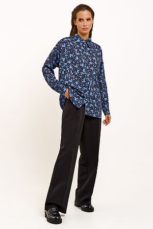 Блуза PANDA (Черно-синий) 130740W #825383